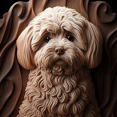 3D model Bolognese dog (STL)